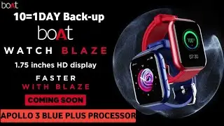 Boat watch Blaze Smartwatch 🔥| Powerful Smartwatch ☀️| Insta-Tech Fast charging | Boat watch Blaze
