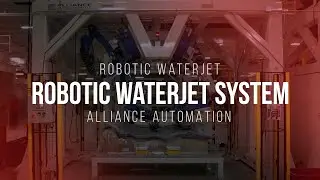 Robotic Waterjet System for Cutting Molded Automotive Carpets | Alliance Automation - Flint, MI