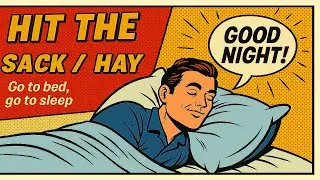 HIT THE SACK / HAY 😴 | Learn This English Idiom with Stories