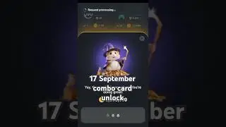 17 September hamster. kombat daily combo card unlock #ciphercodes