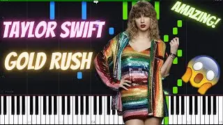 Taylor Swift - Gold Rush Easy Piano Tutorial | Learn How To Play Popular Songs On Piano