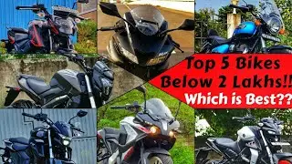 Best Bikes Below 2 Lakhs in India | Top 5!! Which Is the Best?? Rev Force தமிழ்♥️