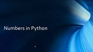 Working with numbers in python