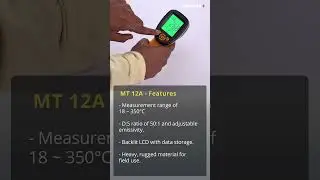 Metrix+ Infrared Thermometer MT 12A | Overview #infrared #thermometer #pyrometer #metrixplus