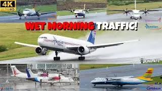 WET RUNWAY ACTION! | Amerijet B767-300F + Morning Rush in Grenada