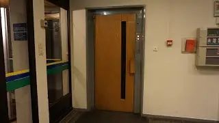 Amazing original Torvald Sætre (Stahl) traction elevator @ Kongensgate 49, Narvik, Norway