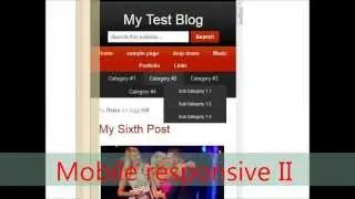 Simple mobile responsive template installation