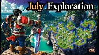 Hero Wars Mysterious Island Исследование июля 2025 г.