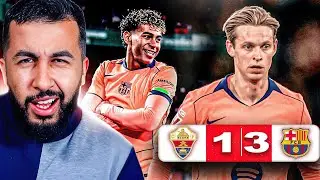 LAMINE IS GETTING SCARIER OMG.. | BARCELONA 3-1 ELCHE REACTION! 