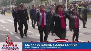 I.E. 107 DANIEL ALCIDES CARRIÓN - Desfile Cívico Escolar 2024 Santa Anita
