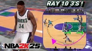 Recreating Ray Allen's 10 3's W/ My 