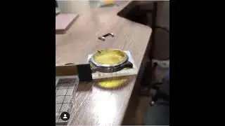 Полировка корпуса часов. Один из приёмов нанесения точной структуры направленной шлифовки.