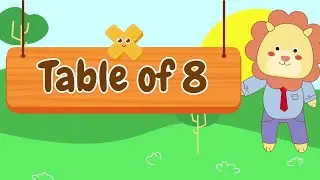 Table of 8 | Learn Multiplication Table of Eight for Kids | Table of Eight | Multiplication Table