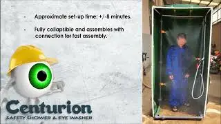 M200 Portable Decontamination Shower