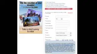 Win a Vacation: Win a Dream Vacation or Choose $3,500 Cash!