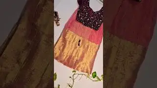 cute Kids Girls Lehanga Cholis| Pattu Pavadai Dress for kids | Peach & Gold Ethnic Wear You'll Love👑