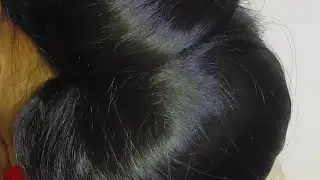 Long hair braid  play hair cut