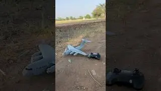 C-17 Airplane Remote control Flying testing
