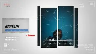 BAATEIN - AMAN DHARIWAL | MUSIC VISUALIZER | 2K25