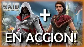 LOS PROBAMOS JUNTOS!! GUIA DOBLE KASSANDRA + EZIO AUDITORE!! | RAID SHADOW LEGENDS Espanol