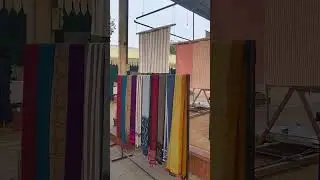 Indian handlooms at Dastkar #delhi #handloom #dastkar #handicraft
