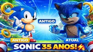 SONIC 35 ANOS ⚡ REAGINDO AO VÍDEO DA COMEMORAÇÃO