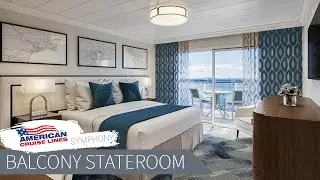 American Symphony | Экскурсия и обзор каюты с отдельным балконом в формате 4K | American Cruise L...