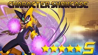 Rockman X DiVE 【Character Showcase - BassCross MegaMan】