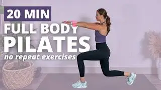 20 MIN PILATES | Trening Pilates na macie całego ciała (dla początkujących)