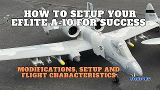 Eflite A-10 сдвоенный 64-мм радиоуправляемый самолет EDF Устройство, модификации и летные характеристики