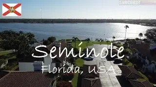 Seminole Florida 4K Tour: Drone Over Lake Seminole + Park Walks & Indian Shores Beach Bliss!