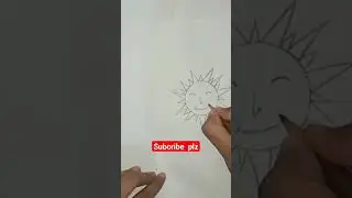 Happy sun 🌞  easy Drawing #youtube #art #drawing #easy #easydrawing