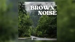 Brown Noise with Rain 🌧️ for Deep Sleep | 1 Hour