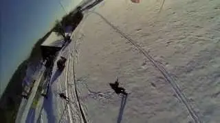 Wingmount landing in the Glider