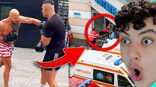 Reacting To Andrew Tate Puts CHAMPION Boxer In Hospital (Video)