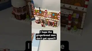 I hope the gingerbread men don&rsquo;t get upset?! #lego #christmas #gingerbread #santaclaus #brickengr