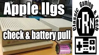 Apple IIgs Battery Pull and System Inspection