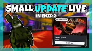 Ещё одно небольшое обновление в Five Nights TD 2 (FNTD 2) уже доступно!