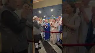 Glorious #bricssummit #pmmodi #welcome  by #harekrishna devotees #russia #kazan #culture