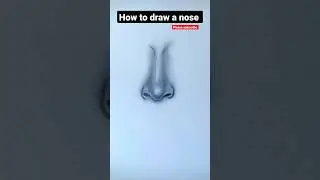 How to draw a nose/nose drawing/nose job#drawing #subscribe #viral #shortsvideo #nose