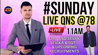 📌# SUNDAY LIVE QNS @78 DOUBTS ON TEACHERS/ASPIRANTS-OAVS/LTR DV -SSD(OSSSC),JT RECRUITMENT & REGULAR