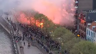 Fotokite at Go Ahead Eagles celebration in Deventer