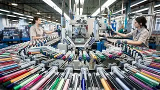 Как делают карандаши | Процесс производства карандашей