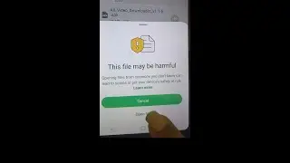 Этот файл может быть вредоносным. Решение проблемы с WhatsApp при открытии APK-файлов на мобильны...