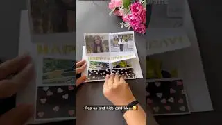 Hidden message and pop up card || #love #subscribe #handmadecard #diy #popupcard #popup #craft #art