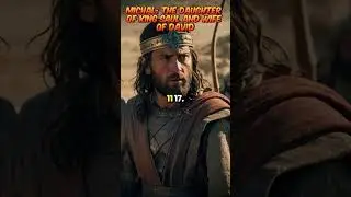 Michal: The Daughter of King Saul and Wife of David #shorts #bible