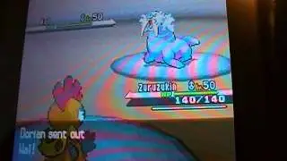 Pokemon black and white wifi battle # 4 (scrafty sweep)