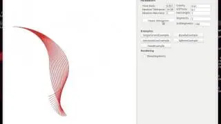 Super-Helices Hair Strands Interpolation Simulation
