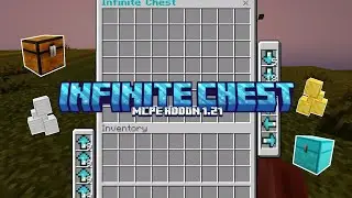 INFINITE CHEST ADDON MCPE 1.21 || CHEST ADDON MCPE || MCPE INFINITY CHEST ADDON 1.21