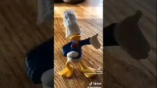 Donald duck does the bird box challenge #funny #memes